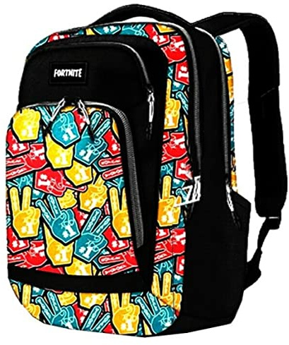 Franco Cosimo Panini Editore 67646, Unisex - Kinder und Jugendliche Schulrucksack, Schwarz, Taglia unica -