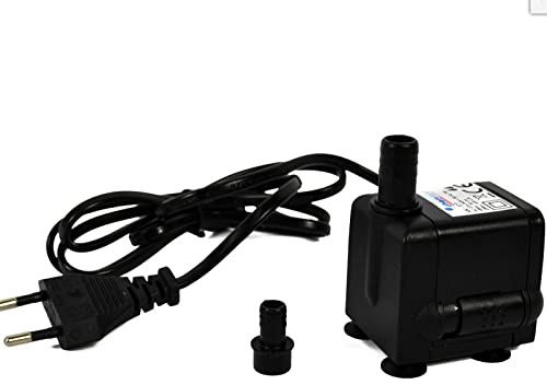 Magie di Natale Pompa sommersa ricircolo acqua, motorino per cascata e fontana del presepe flusso regolabile (31 W)