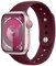 para Correa Apple Watch 44mm 40mm 45mm 41mm Series 9/8/7 iWatch se 6 5 4 3 42mm 38mm hombr/Mujer,Bracelet Silicona Deportiva Pulsera Apple Watch Ultra/2 49mm Band strap reloj,Vino rojo