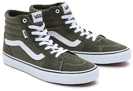 Vans Herren Filmore Hi Sneaker, Suede Canvas Grape Leaf White, 40.5 EU