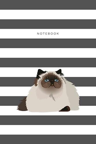 Himalayan Cat Notebook: Size 6x9 inches, 108 Pages, Ruled Notebook/Journal