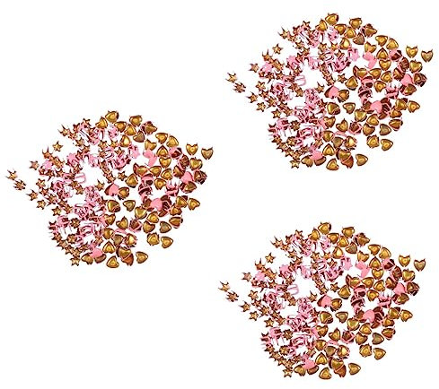 EXCEART 600pezzi Rivetti Decorativi Colorati Per Abbigliamento Bambole Da Accessori Fai Da Te Per Cucito e Decorazione Bag e Creativi