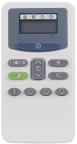 ALLIMITY Reemplazo de Mando a Distancia Aire Acondicionado adaptar por Hitachi Air Conditioner AC A/C PC-LH3A PC-LH6 PC-LH6Q PC LH6 LH6Q LH3A