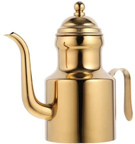 Kichvoe Oliera in Acciaio Inox Flacone Dispenser Per Ampolle Filtro Antigrasso Oliera Per Olio Doliva Oliera D'oliva Contenitore Dellaceto Bacon Potere Salsa Di Soia Acciaio Inossidabile