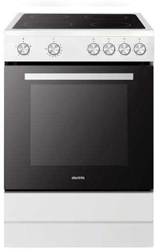 Electriq 60cm Ceramic Single Cavity Cooker - White