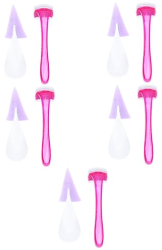 Angoily 5sätze Bikini Rasierer Für Frauen Schneller Körperhaarrasierer Kompakte Praktische Haarentfernung Für Bikinizone Und Intimbereich Zufällige Farben