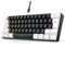 Tastiera da gioco cablata al 60%, con retroilluminazione RGB, portatile ed ergonomica, tastiera retroilluminata RGB per PC, per Mac, ufficio, gaming (nero)