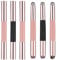 3 Pieces Reusable Dual Ended Silicone Lip Brush with Cover, 2-in-1 Lip Mask Applicator with Concealer Makeup Brushes, Double Headed Balm Applicator Beauty Tool for Gloss Lipstick