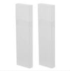 2pcs Tongue Scraper Storage Box Travel Tongue Scraper Container Scraper Carrier Packaging Case for Tongue Scraper Tongue Scraper Holder Reusable Tongue Scraper Case Plastic White