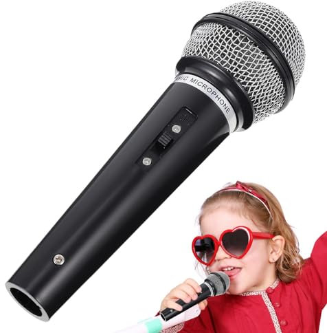 Microfono Giocattolo - Microfono Finto | Microfono Per Bambini | Giocattolo Microfono | Cosplay Microfono Giocattolo | Simulano Microfono Vocale | Falso Microfono Prop | Bambini Giocano Giocattoli