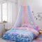 Moskitonetz Bett, Himmelbett Vorhänge, Betthimmel Mädchen, Regenbogen Baldachin für Doppelbett Einzelbett, Hängendes Mückennetz Bett, Himmelbett Vorhänge für Reisen und Zu Hause Indoor Outdoor