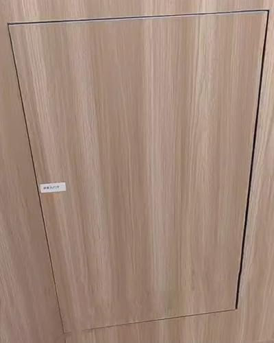 Panneau d'accès mural décoratif, couverture de porte cachée pour plomberie et inspection électrique, panneau de grain de bois pour trappe de vanne de douche