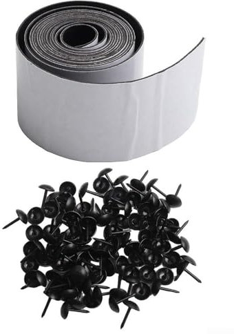 1,5 m langer Holzbalkenriemen mit 100 Reißzwecken, praktisch für verschiedene Decken- und Balken-Anwendungen (4 x 152 cm)