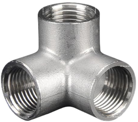 Corrosionresistant 304 Stainless Steel Tees Internal Thread Pipe Fittings for Plumbing Project DIYer & Professional Use Home Repair Plumbing