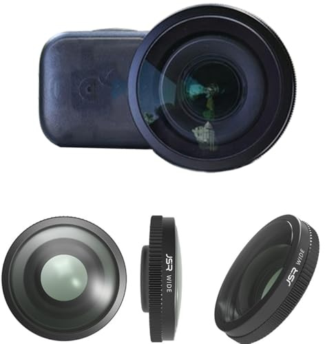 Coyktonty Wide-Angle Lens for DJI Osmo Nano,HD Optical Glass with 2-Layer Coating 185° Ultra-Wide View Scratch-Resistant Lightweight