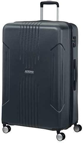 American Tourister Spinner 78/29 Exp Tsa Unisex Sac de bagage, Noir (Dark Slate), L (78 cm - 120 L)
