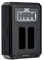 JJC USB Dual Battery Charger for Canon PowerShot G1X Mark III, G5X, G7X, G7 X Mark II, G9X, G9X Mark II, SX740 HS, SX730 HS, SX720 HS, SX620 HS Cameras Replaces Canon NB-13L
