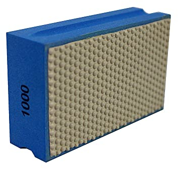 Karl Dahm Diamant-Polierpad - 50465, blau, Körnung 1000 I Profi-Handschleifer mit feiner Körnung zum Polieren von Fliesen, Feinsteinzeug und Naturstein