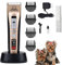 EDHA Hundeschermaschine - Tierhaarschneidemaschine Kit 5-Gang Schermaschine für Hund Katzen Drahtlose Tierhaartrimmer Tierschermaschine Haarschneidemaschine Hund Katze
