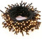 Luces de Hadas Navidad Exterior, BrizLabs 10M 100 LED Blanco Cálido Interior 8 Modos Guirnarldas Luces IP44 Impermeable Árbol de Navidad Cadena de Luces Decorativas para Navidad Jardín Fiestas Boda