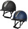 RL24 - Reithelm Innovation Carbon | Größe- & Kopfform verstellbar | Reitkappe in blau | mit Kinn- & Nackenschutz | atmungsaktives Innenfutter | Größe L/XL (58-62cm)