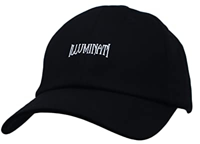 MarkMark Cotton Illuminati Embroidery Hat Trucker Baseball Cap TR11343, Schwarz , 58