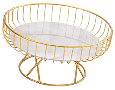 Serviertablett, Obstschale Backen Malverfahren für zu Hause (L Golden)