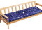 PLULON Garden Bench Cushion 2/3 Seater Garden Chair Pad Porch Swing Chair Cushion Bench Seat Pad Mat Stars Cushion Furniture Pad for Garden Patio Lawn Lounger Bench 120x48cm (Meteor Blue)