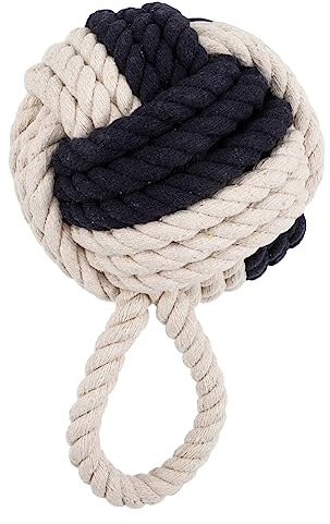Ciieeo Home Decoration Rope Knot Window Stops Kitchen Cabinet Decor Anti-collision Door Stopper Doorstop Decorative Door Stop Bar Door Stopper Rope Door Stop Cotton Linen Fashion Jute