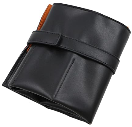 Universal 6 Slots Anti Scratch PU Uhr Wickler Tasche für 6 Armbanduhren Tragbare Uhr Tasche Roller Fall, Schwarz