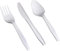 Generic Heavy Duty White Reusable Cutlery Set of 150 Pieces Includes 50 Forks, 50 Spoons and 50 Knives -Reusable White Cutlery for Tableware, Parties and Dinnerware