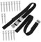 KICHOUSE 1 Set Aufblasbare Rasen Vertikutierer Schuhe Belüfter Zubehör Gras Spike Schuhe Riemen Manuelle Belüfter Schuhe Riemen Rasen Boden Belüfter Pfahl Rasen Belüfter Sandalen