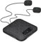Yuattory Altoparlante USB senza fili per videoconferenze integrato 4 microfoni Hi-Fi 2 microfoni estesi cattura vocale a 360° rumore