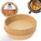 K-MART Air Fryer Liners Disposable, 6.3 Inch 100pcs Round, Non-Stick, Heat Resistant, Food Grade Parchment Baking Paper, Compatible with Ninja, Tower, COSORI, Russell Hobbs (6.3 Inch 100pcs Round)