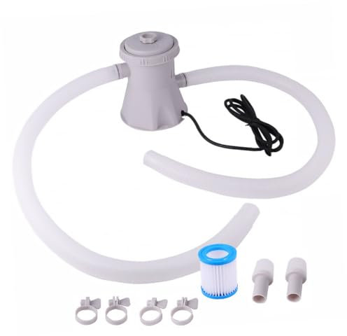 BESPORTBLE 1juego Bomba De Agua Eléctrica para Piscina Filtro De Agua De Limpia Piscina Bomba De Filtración Adecuada para Uso Profesional y Personal EU