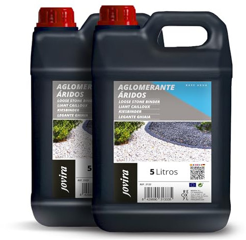 JOVIRA PINTURAS Legante di Ghiaia, resina per compattazione e Fissaggio di aggregati (2x5 Litri)