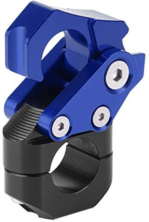 Gancio portapacchi per casco moto in alluminio (Blu)
