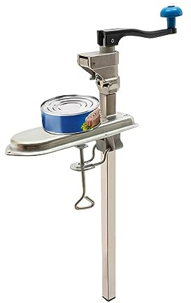 Manual Tin Opener, Bench Can Opener, Stainless Steel Kitchen Professional Tool, Detachable Blade, Attaches to Workbench, for Commercial Kitchens & Home Kitchen, 59cm