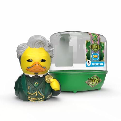 TUBBZ: Wicked for Good - Wizard of Oz Rubber Duck Collectable Toy 9 cm | Official Wicked Merchandise – Vinyl Figure with Bathtub Display, Musical Character, Theatre Fan Decor & Novelty Duck Gift