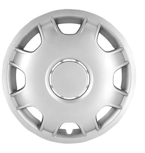 Radkappen Radzierblenden kompatibel mit VW Caddy Van 15 Zoll Silber 4 Stück