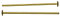 200x Kristall Verbinder Kettelstift Messing 26mm ~ Kronleuchter Lüster