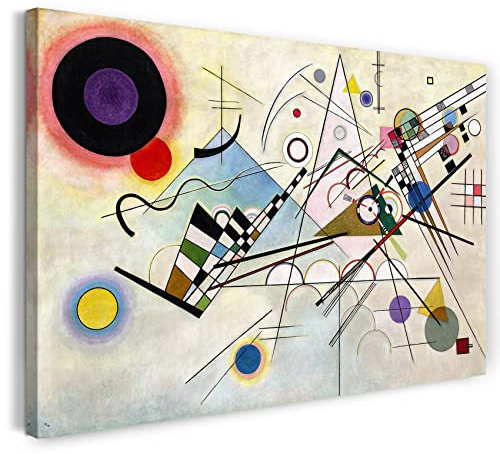 Leinwand (100x70cm): Wassily Kandinsky - Komposition 8 (1923)