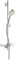 Hansa Wandstangenset / Brauseset Basicjet | + Wandstange, Montageset, Handbrause, Schlauch, Schieber, Seifenschale | Stange 720 mm, Durchmesser Brausekopf: Ø 95 mm, 1-strahlig, Brauseschlauch: 1750 mm