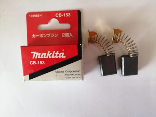 Makita 194985-1 Spazzola di carbone CB-153 per 3612BR, 2414, 2416S, 5016B, LS1040