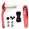 CYSKY Fahrrad Kurbelarm Set Mountain Bike Kurbelarm Set 170 mm 104 BCD mit Tretlager Kit und Kettenblattschrauben für MTB BMX Rennrad, kompatibel mit Shimano, FSA, Gaint (Rot)