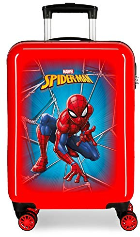 Marvel Spiderman Black Kabinenkoffer Rot 37x55x20 cms Hartschalen ABS Kombinationsschloss 34L 2,6Kgs 4 Doppelräder Handgepäck