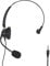 H600-3.5 Telefon-Headset,Monaurales 3,5-mm-Klinken-Business-Headset,Kopfhörer mit Verstellbarem Kopfbügel mit Mikrofon,für Kundenservice