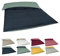 beties Leinen Doubleface Bettwäsche ca. 135x200 cm 100% Leinen Stone-Washed Bettbezug (tiefsee-blau/Natural-Mint)