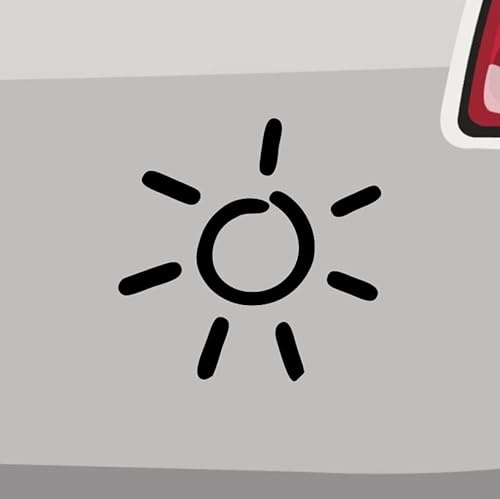 Sonne Aufkleber 6 Größen 21 Farben Sommer Wärme Energie Ruhe Urlaub Spaß Ferien