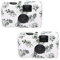 ZXNQ 2 pieces Disposable Cameras Film Camera 12 Photos Hd Single Use Optical Camera Record Wedding Party Gift